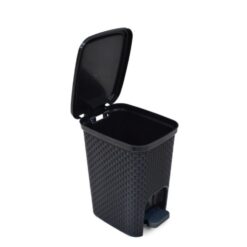 Lixeira Plast C/ Pedal Rattan 7l