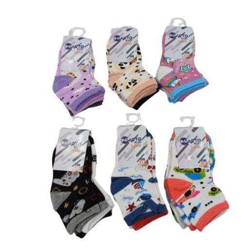 Meia Inf Color C/03 Pares