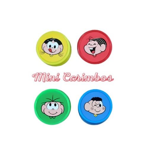 Mini Carimbos Turma Da Monica C/04