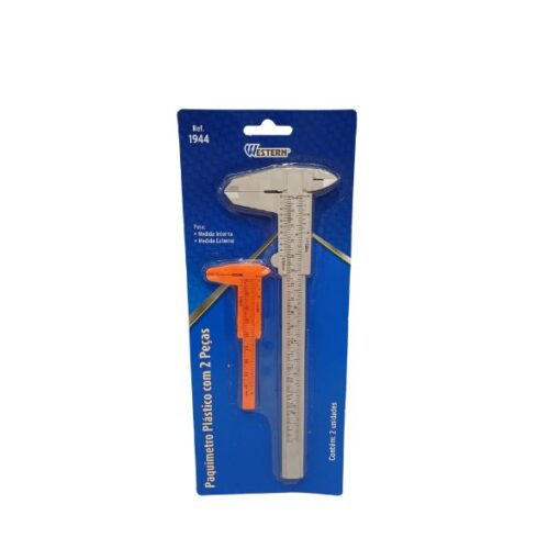 Paquimetro Plast. C/02pcs