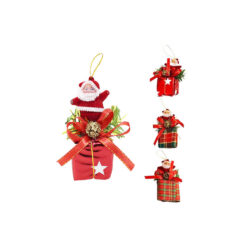 Pendente Natal Presente/papai Noel 9cm