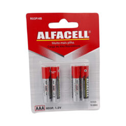 Pilha Palito Aaa  Alfacell C/04