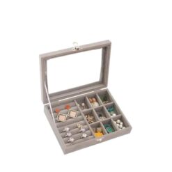 Porta Joia Mdf/plush C/ Divisoria