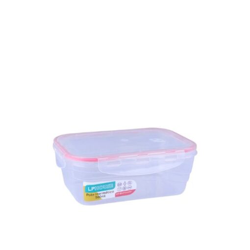 Pote Plast Hermetico Ret 500ml