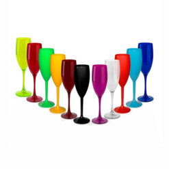 Taca Champagne Plast. Color