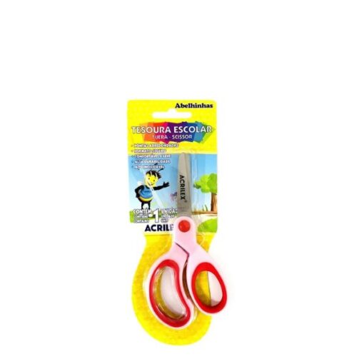 Tesoura Escolar Abelhinhas
