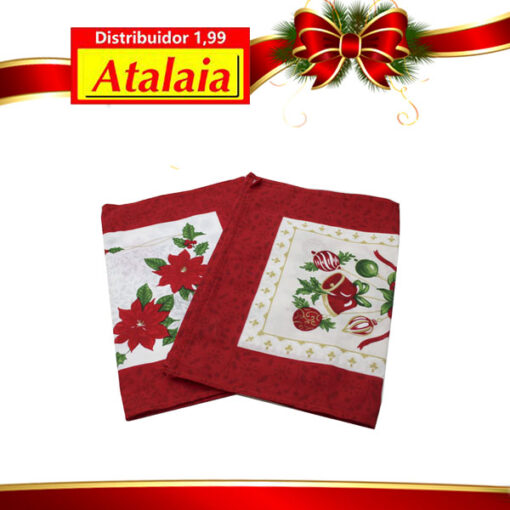 Toalha Mesa Americano Natal 45x31