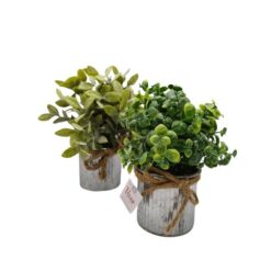 Vaso Decorativo C/ Planta Artificial