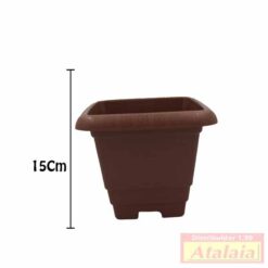 Vaso Plast. 2,10lts Marrom