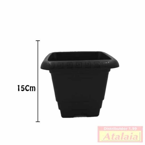 Vaso Plast. 2,10lts Preto