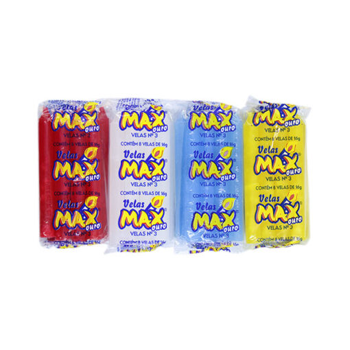 Vela Max Ouro C/08 N.3 16g Sort.