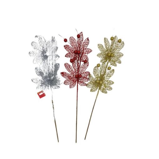 Vm2425 Galho Natal Glitter