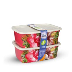 Conj Pote Plast Ret Decor/poa C/02 4lts