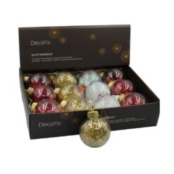 Jj25063 Bola 8cm Transparente C/festao