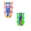 Jogo Pote Plast Bowls Cristal/neon C/03 1l