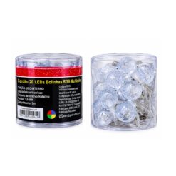 Pisca Cordao Bolinha 20 Leds Color 3m