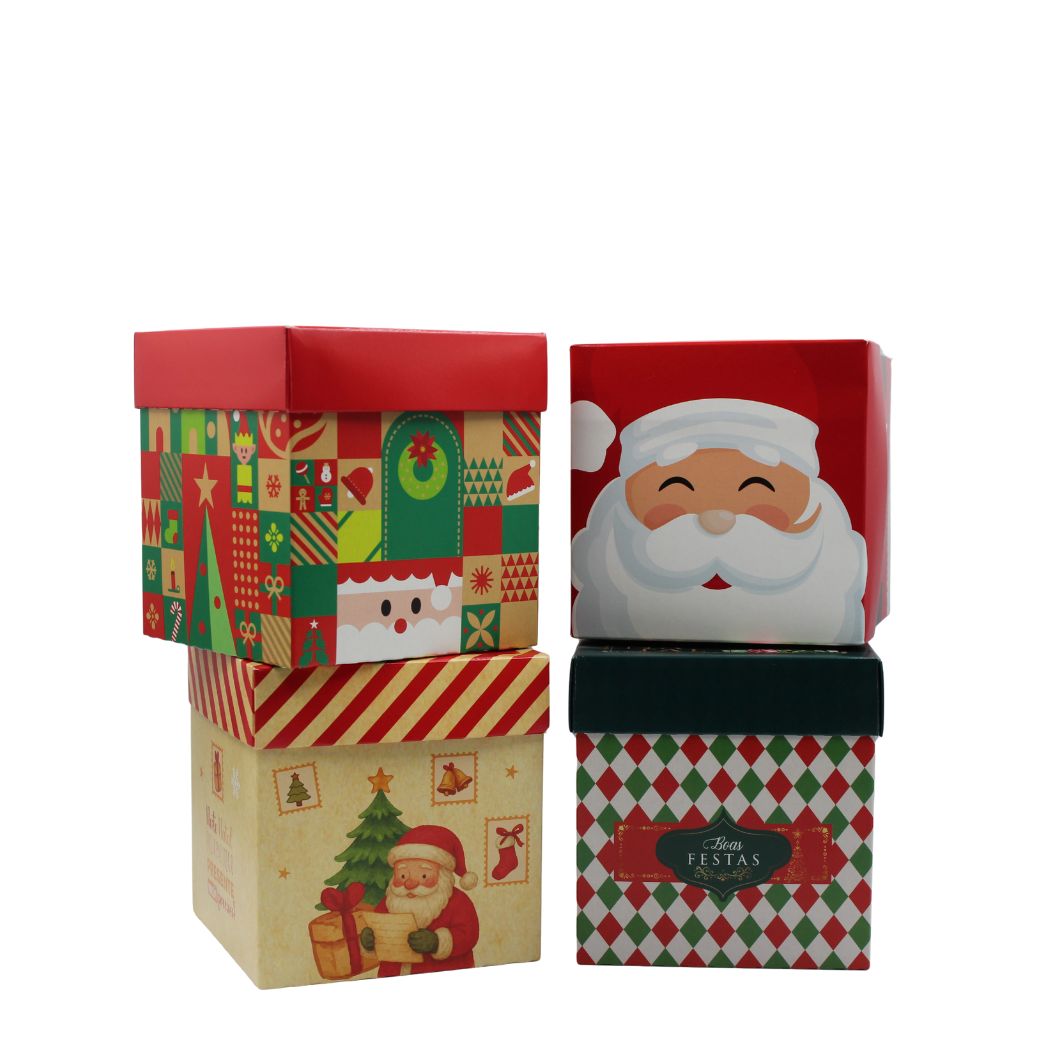 Caixa Presente Natal Pq 11x11x12