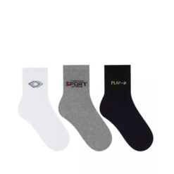 Kit Meia Masc Cano Curto Derby C/03pares