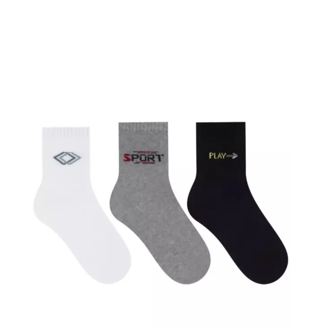 Kit Meia Masc Cano Curto Derby C/03pares