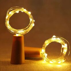 Pisca Rolha Fio De Fada 15 Leds Branco Quente 1,5m
