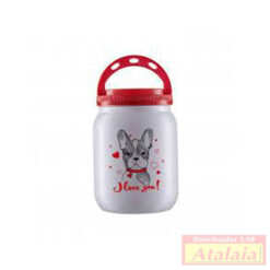 Pote Plast. Decorado Sort 1,7lt