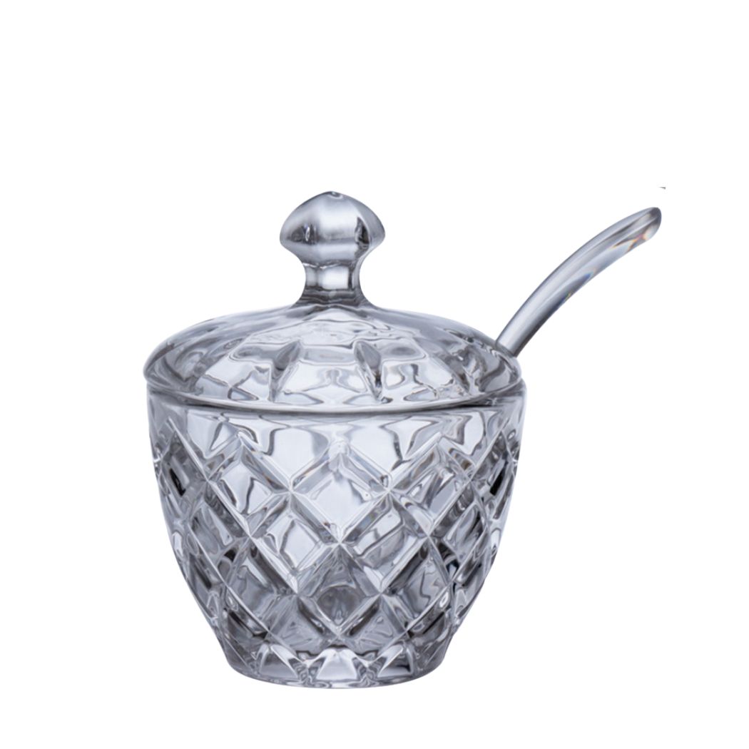 Acucareiro Vidro C/colher