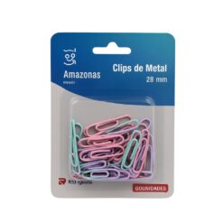 Clips Metal Color 28mm C/ 60
