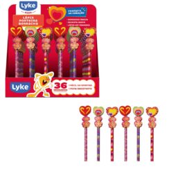 Lapis C/ Borracha Coracao