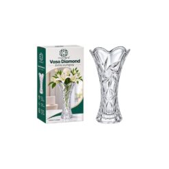 Vaso Vidro Decorativo Diamond