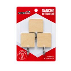 Gancho Parede Adesivo C/03pcs