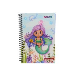 Caderno 96fls 1/4 Esp C/d Sereia
