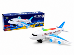 Aviao C/ Luz/som Bate E Volta