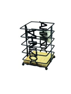 Porta Talher Metalqd 11x11x16cm