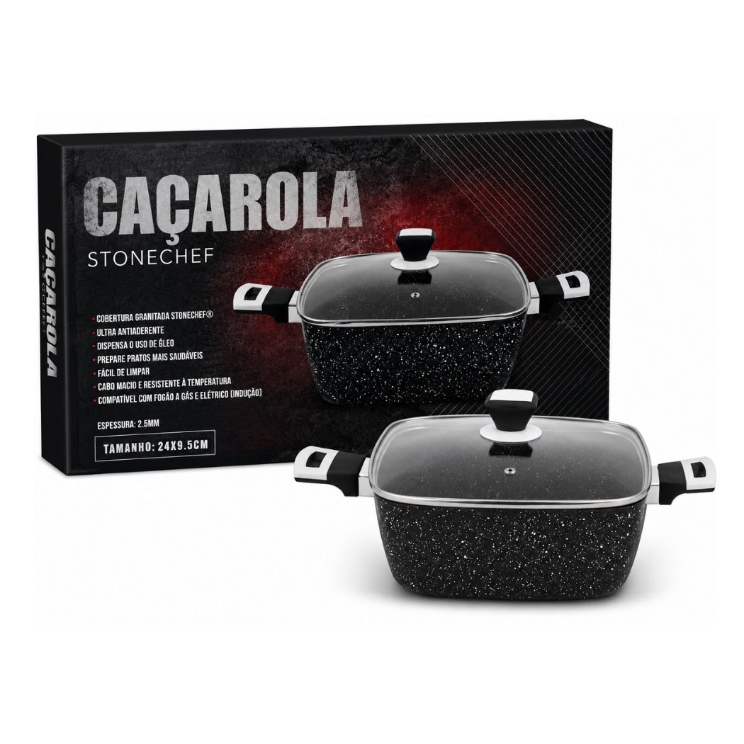 Cacarola Stonechef 24x9,5cm