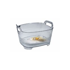 Organizador Plast Oval C/ Alca 25x20,5x17,2cm