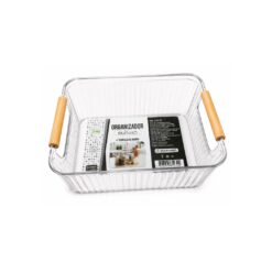 Organizador Plast C/ Alca Bambu 12x18x28cm