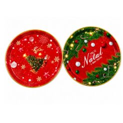 Bandeja Plast Red Natal 38x38cm
