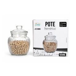 Pote Vd Hermetico C/ Tampa 600ml