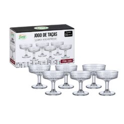 Conj Taca Sobremesa Vd C/ Pe 170ml C/06