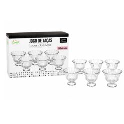 Conj Taca Sobremesa Vd C/ Pe 200ml C/06