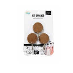 Gancho Parede Adesivo C/03pcs