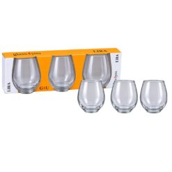 Conj Copo Vd Lira Baixo 440ml C/03