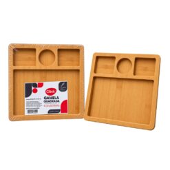 Petisqueira Gamela Mdf Qd C/ Divisorias 29x29x1,3cm