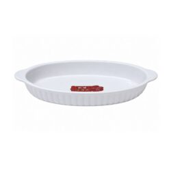 Travessa Oval Melamina C/ Alca 25x15x4,3cm