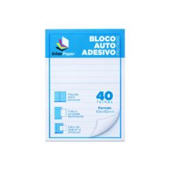Bloco Adesivo P/anotacoes C/ Linha 40fls 100x150mm