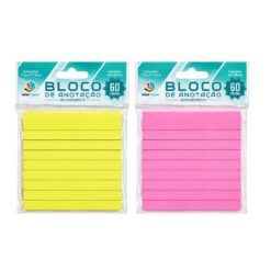 Bloco Adesivo P/anotacoes C/ Linha 60fls