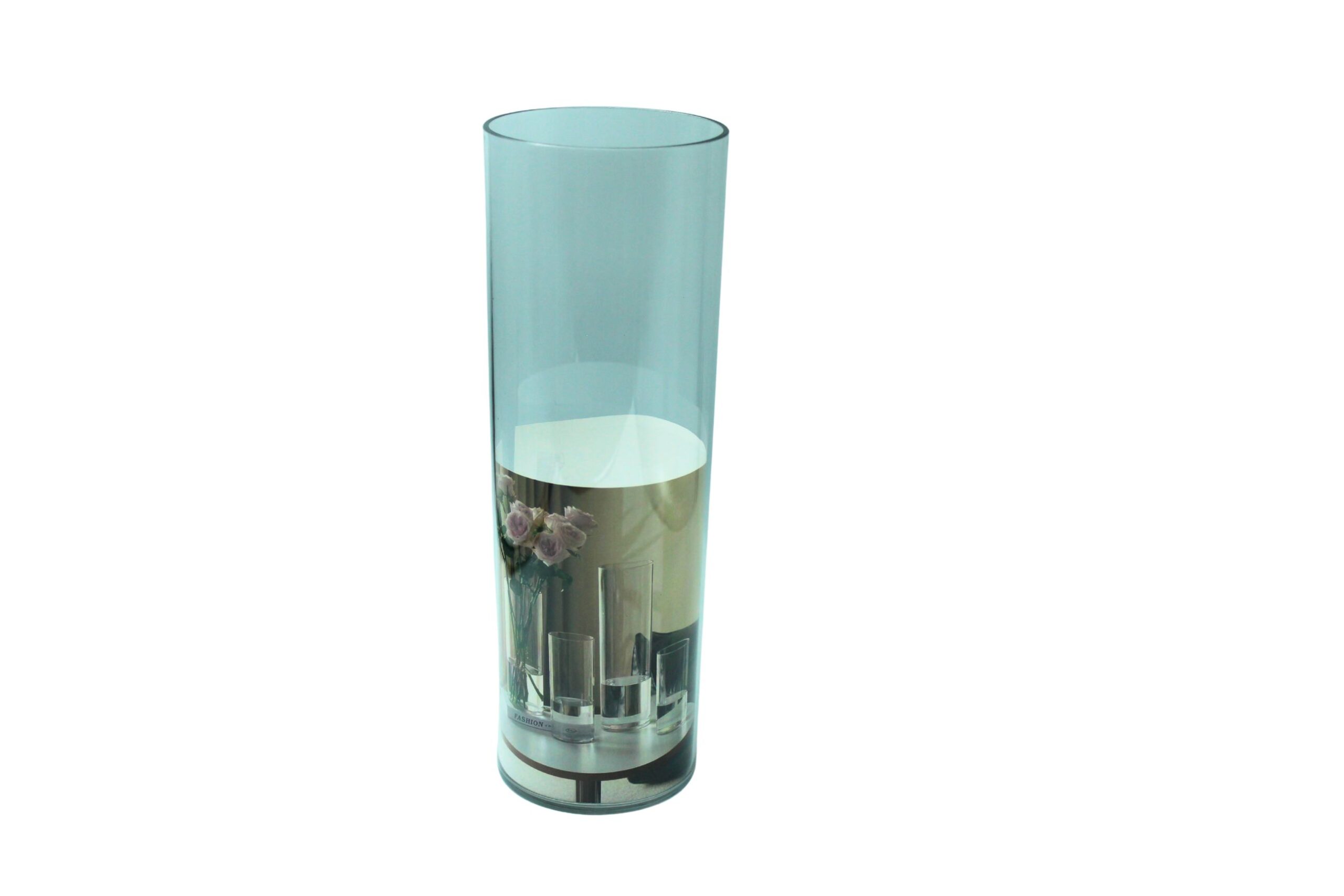 Vaso Decorativo Plast Cilindro 30x10cm