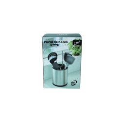 Porta Talheres Inox 12x17cm